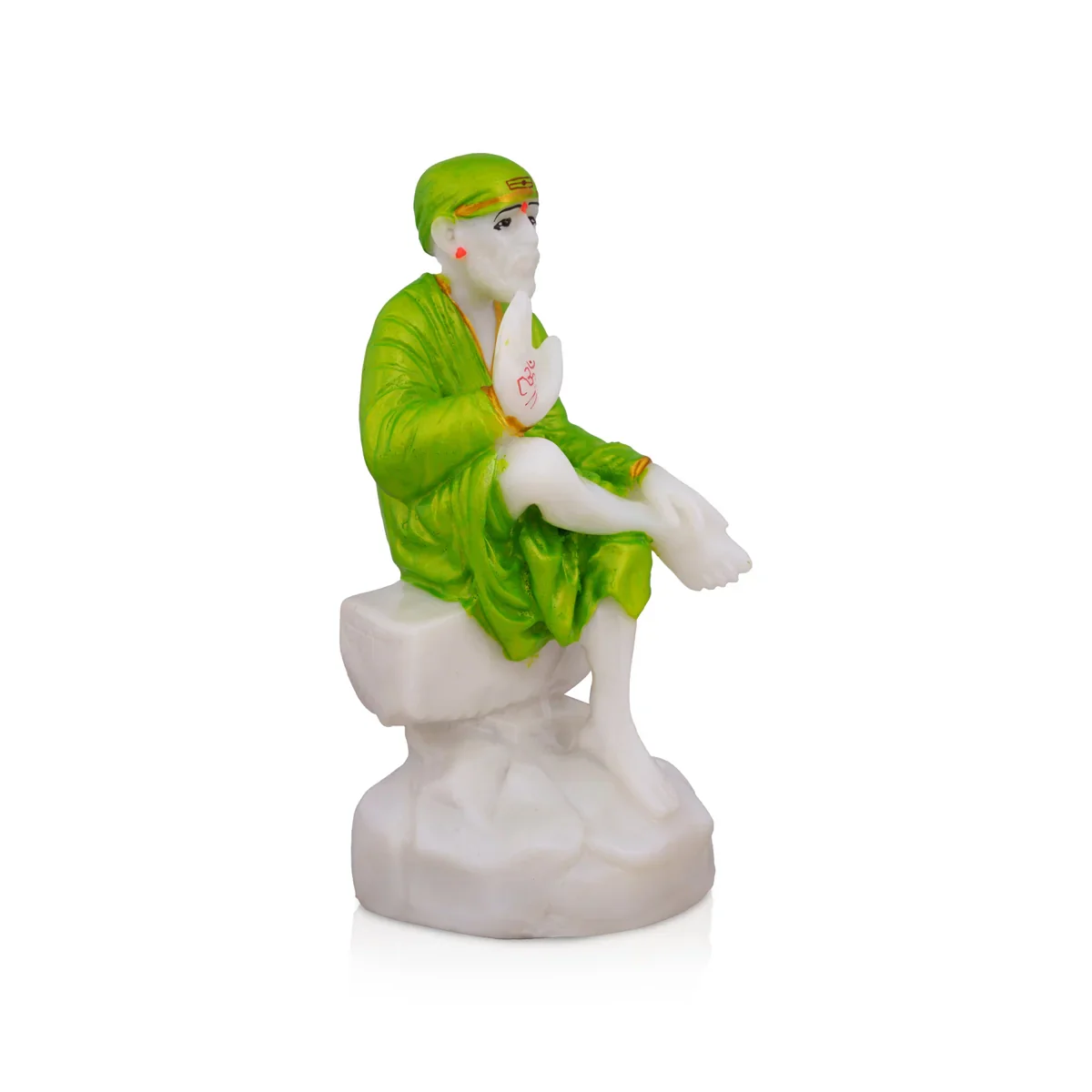 Saibaba Statue | Saibaba Idol/ Marble Dust Statue/ Sai Baba Murti for Pooja - Image 3
