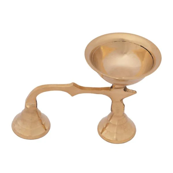 Sambrani Holder - 4 x 5 Inches | Brass Dhoop Holder/ Dhoopakal/ Dhoop Dhani for Pooja - Image 3