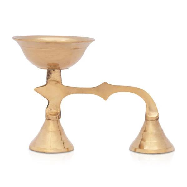 Sambrani Holder - 4 x 5 Inches | Brass Dhoop Holder/ Dhoopakal/ Dhoop Dhani for Pooja - Image 6