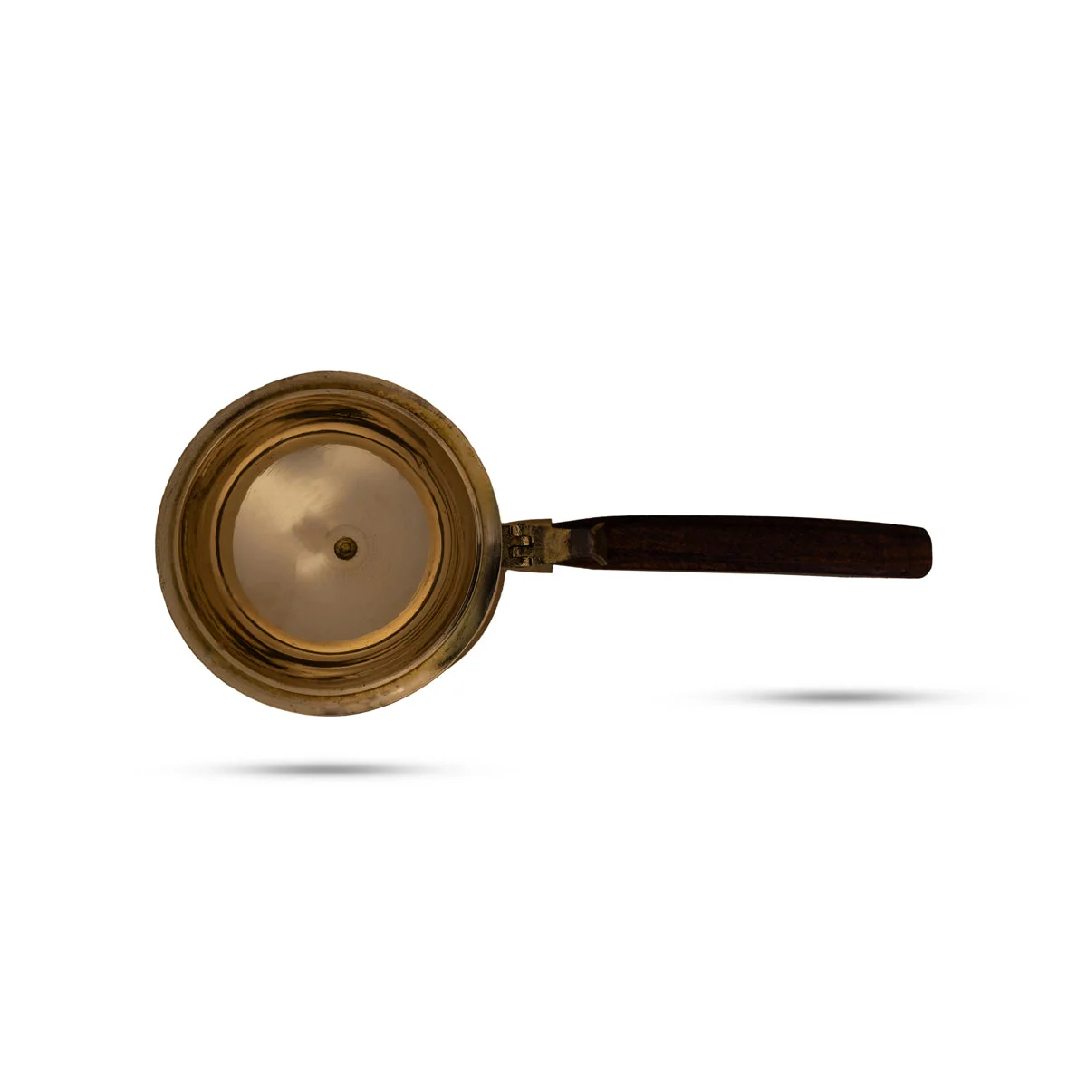 Sambrani Holder With Wooden Handle - 7 x 8 Inches | Brass Dhoop Stand/ Sambrani Stand for Pooja - Image 4