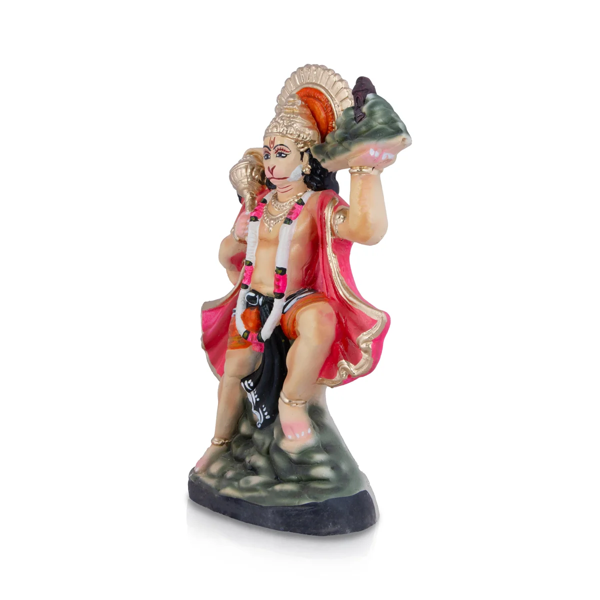 Sanjeevani Hanuman Statue Clay Golu Bommai- 14 X 10 Inches | Navaratri Golu Gombe/Giri Golu Doll/ Navratri Decor - Image 3