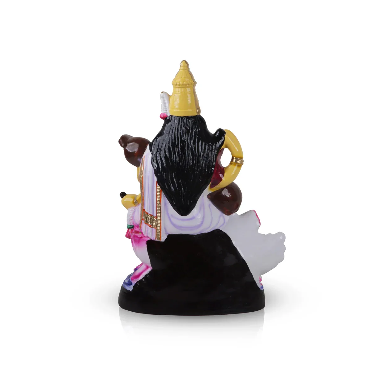 Saraswati Paper Mache Golu Bommai - 17 x 11.5 Inches | Giri Golu Doll/ Navaratri Golu Bomma/Gombe/Bommai - Image 4