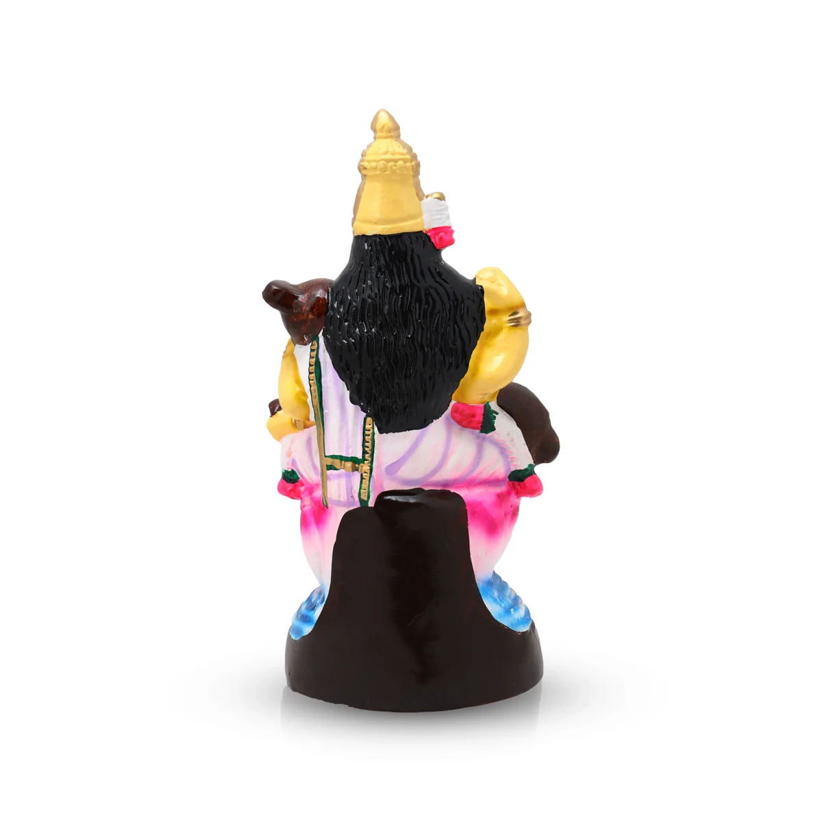 Saraswati Murti Paper Mache Golu Bommai- 11 X 5.75 Inches | Navaratri Golu Gombe/Giri Golu Doll/Navratri Decor - Image 6