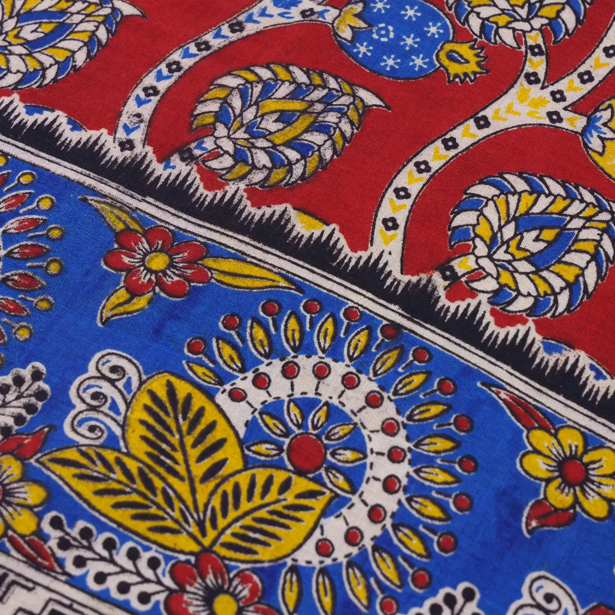 Saree - 6 Yards | Kalamkari Cotton Saree/ Traditional Saree for Women - Image 5