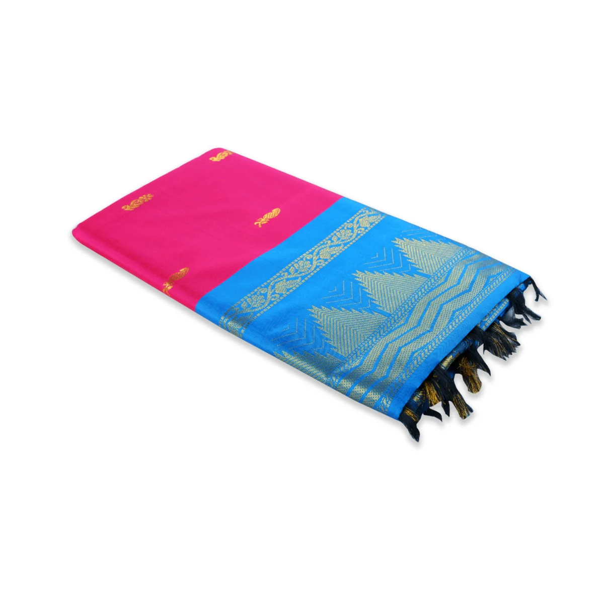 Saree - 6 Yards | Kalyani Soft Silk Saree/ Temple Border Traditional Saree for Women - Image 2