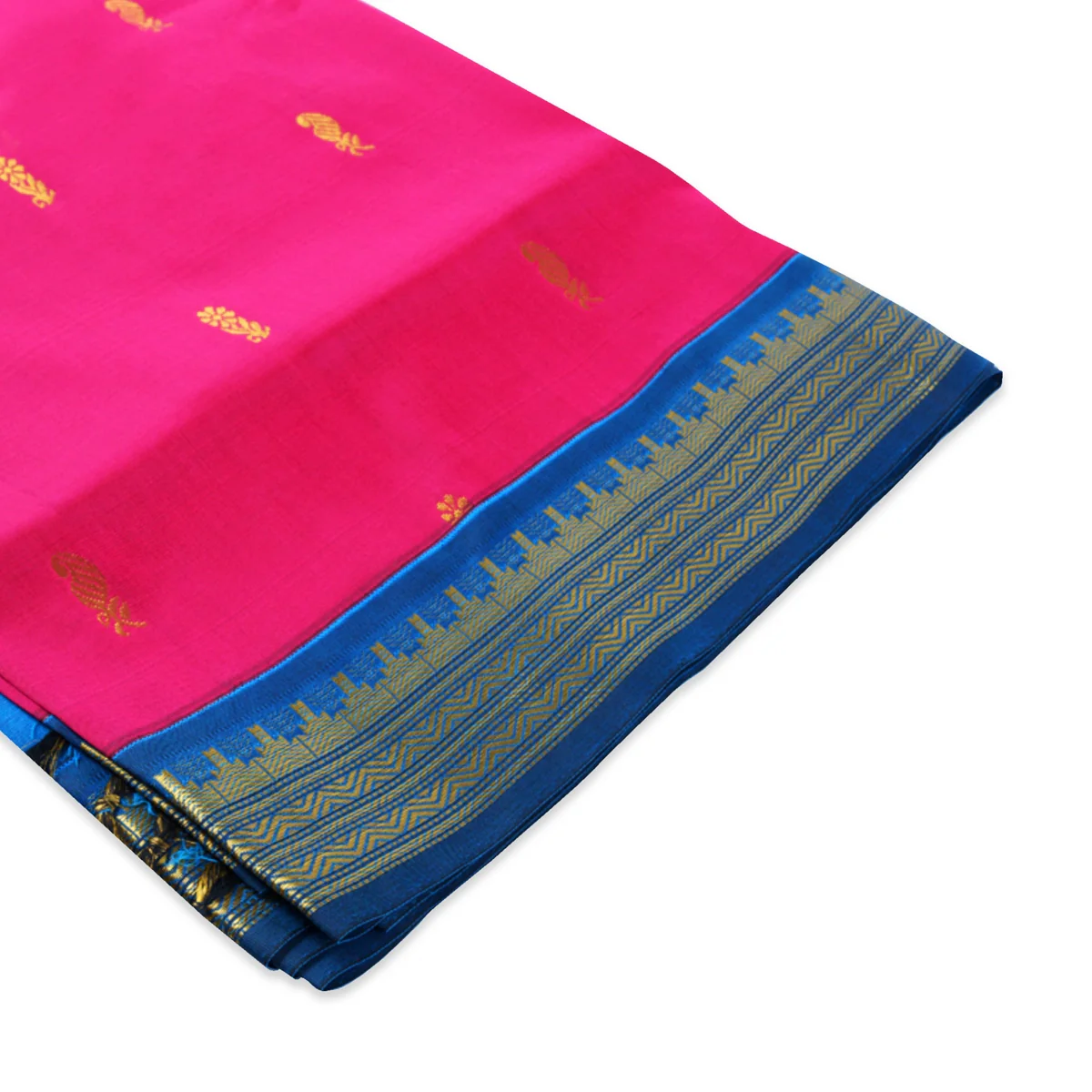 Saree - 6 Yards | Kalyani Soft Silk Saree/ Temple Border Traditional Saree for Women - Image 4