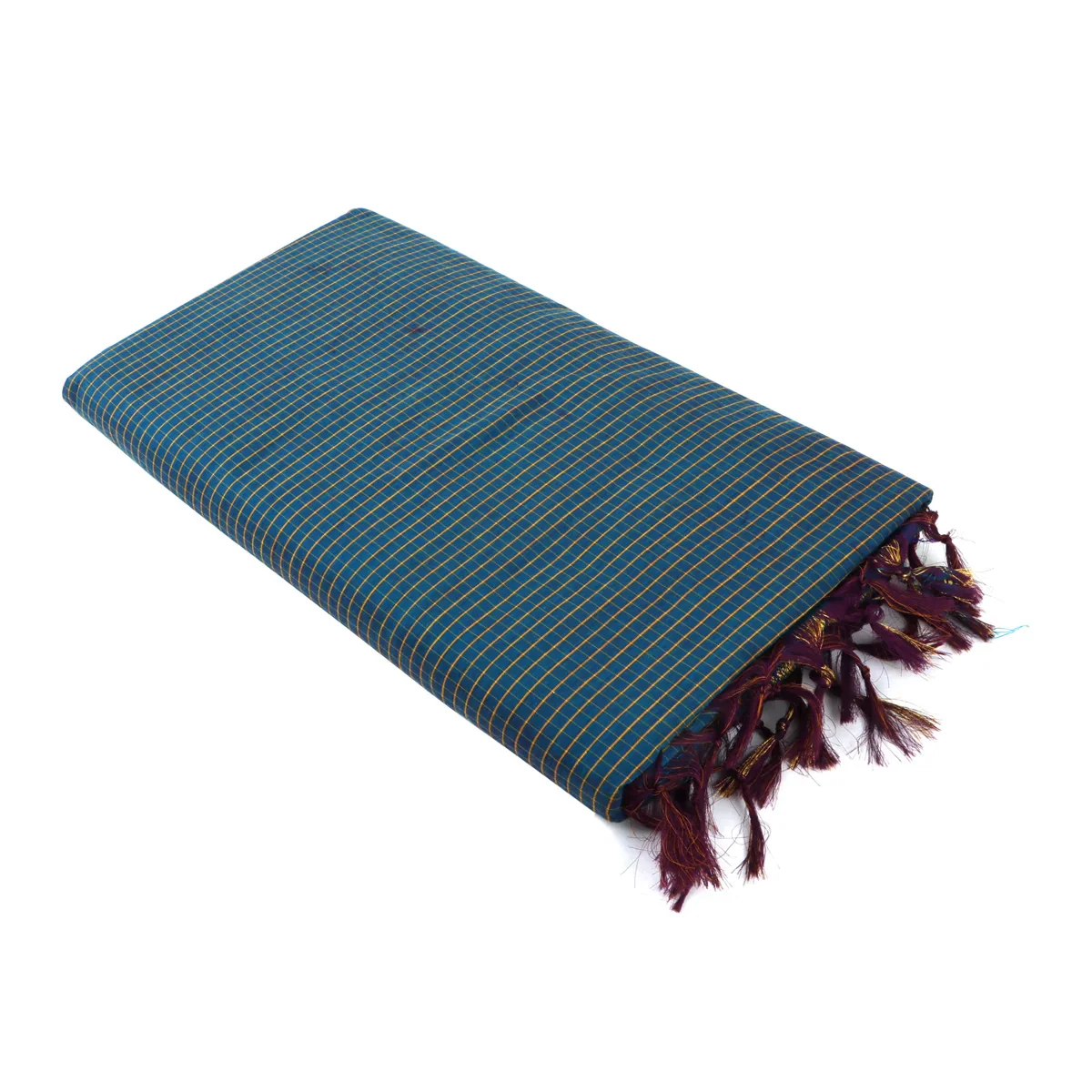Saree - 9.5 Yards | Kalyani Saree/ Rudraksha Kattam Border Traditional Saree for Women - Image 3