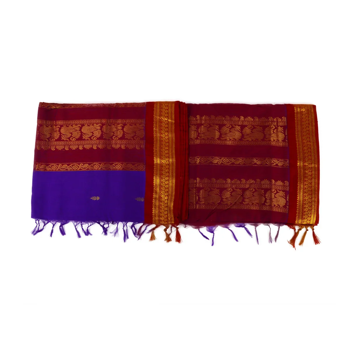 Saree - 9.5 Yards | Kalyani Silk Saree/ Jari Border Traditional Saree for Women - Image 3