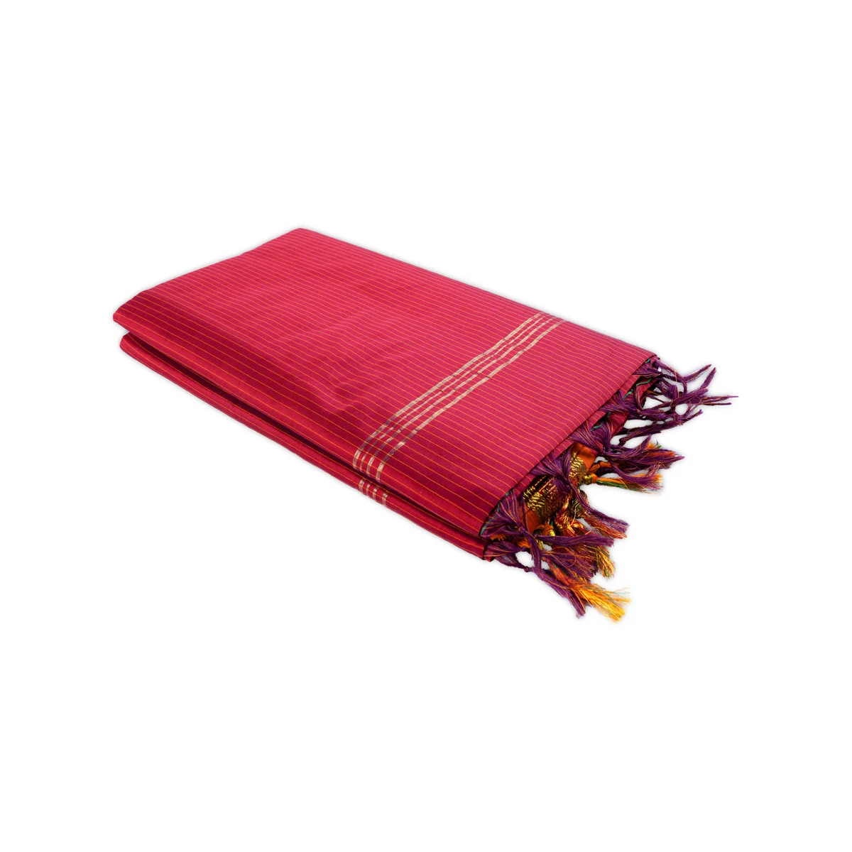 Saree - 9 Yards | Karishma Strips Silk Saree/ Jari Border Design Traditional Saree for Women - Image 2