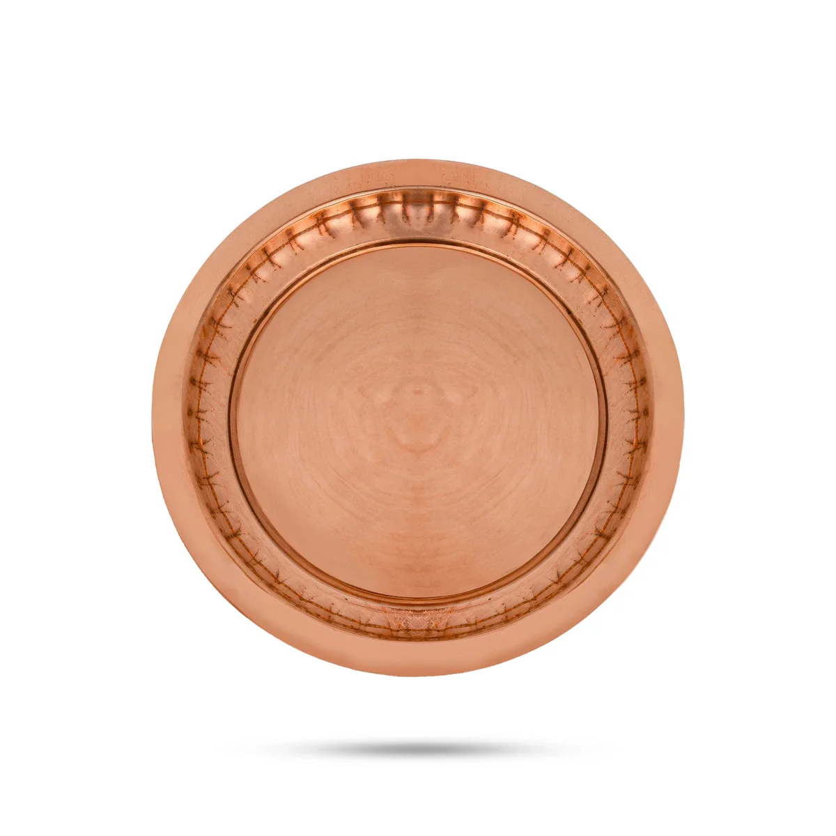 Sargam Plate No.6 - Copper - 5.5 Inch Dia - 60 Gms - Image 3