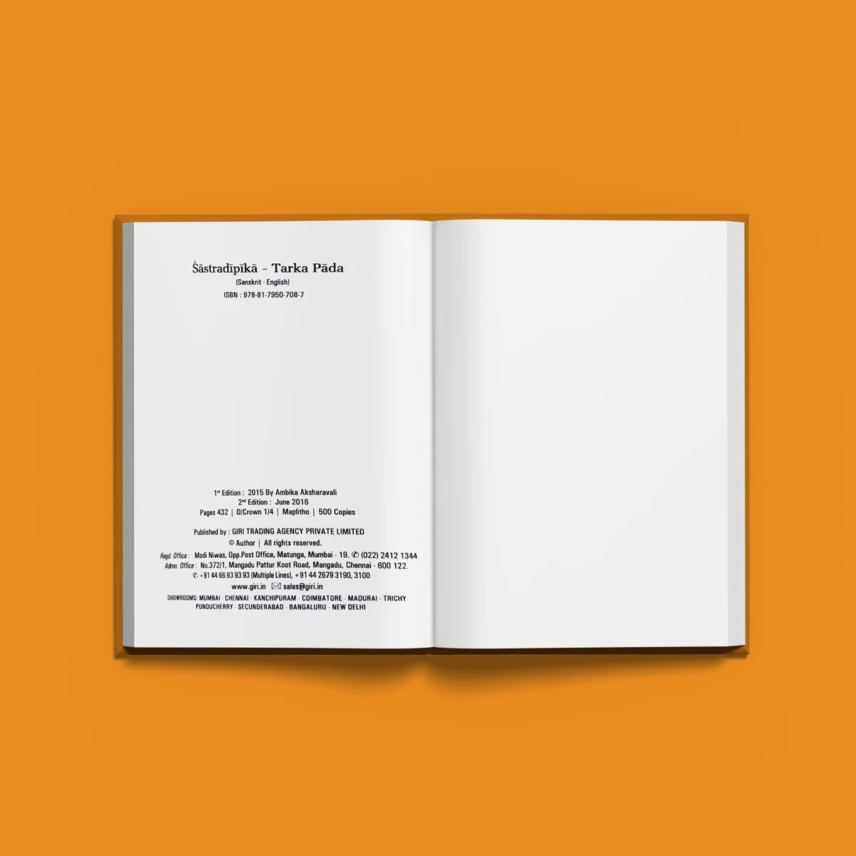Sastradipika-Tarka Pada Of Parthasarathi Misra - English | R.Mani Dravid & Sharda Narayanan/ Philosophical Book - Image 4