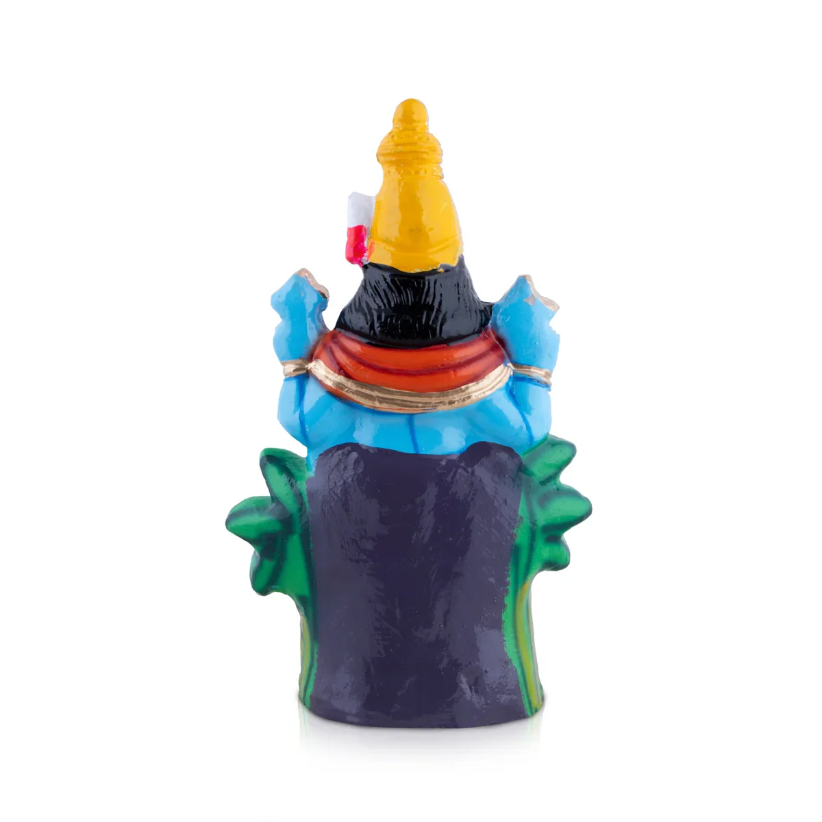 Satyanarayana Swamy Clay Golu Bommai - 13 x 7.5 Inches | Giri Golu Doll/ Navaratri Golu Bomma/Gombe/Bommai - Image 4