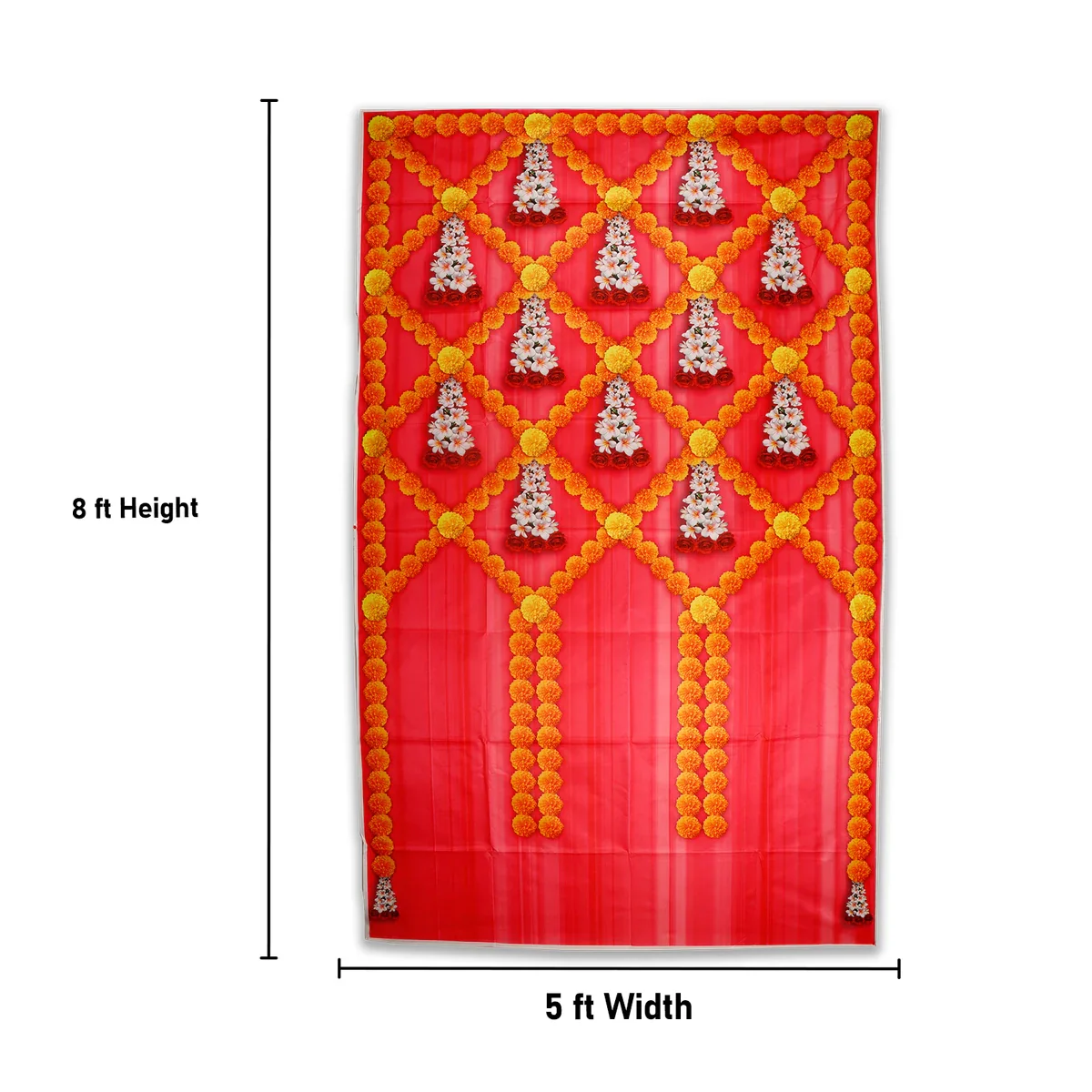 Screen Digital - 8 x 5 Feet | Curtain for Pooja Room/ Assorted Design - Image 3