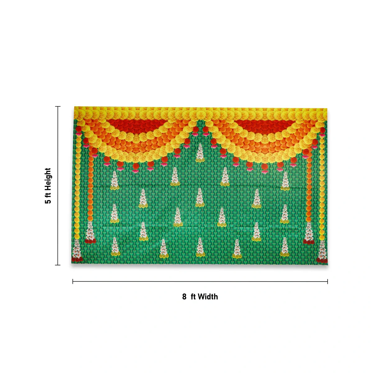 Screen Digital - 8 x 5 Feet | Curtain for Pooja Room/ Assorted Design - Image 5