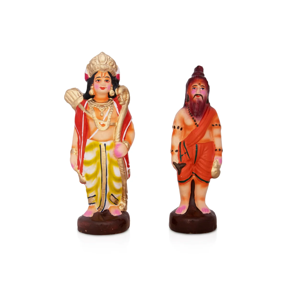 Seetha Swayamvaram Clay Golu Bommai Set - 8.5 x 6 Inches | Giri Golu Doll/ Navaratri Golu Bomma/Gombe/Bommai - Image 15