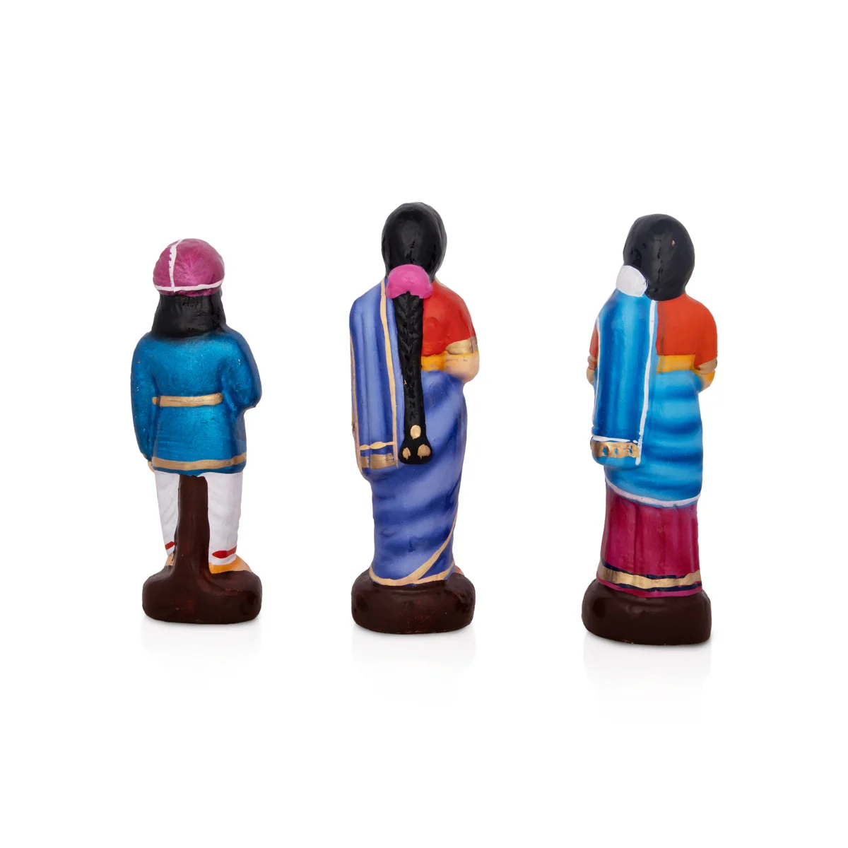 Seetha Swayamvaram Clay Golu Bommai Set - 8.5 x 6 Inches | Giri Golu Doll/ Navaratri Golu Bomma/Gombe/Bommai - Image 18