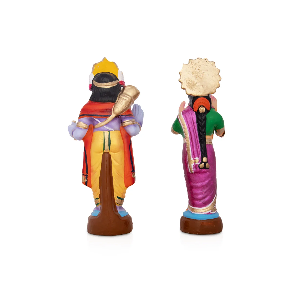 Seetha Swayamvaram Clay Golu Bommai Set - 8.5 x 6 Inches | Giri Golu Doll/ Navaratri Golu Bomma/Gombe/Bommai - Image 19