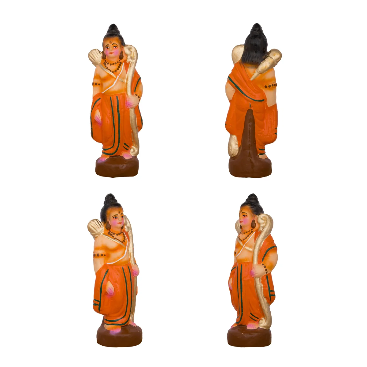 Seethaiyai Kanden Clay Golu Bommai Set - 7 x 4 Inches | Giri Golu Doll/ Navaratri Golu Bomma/Gombe/Bommai - Image 2
