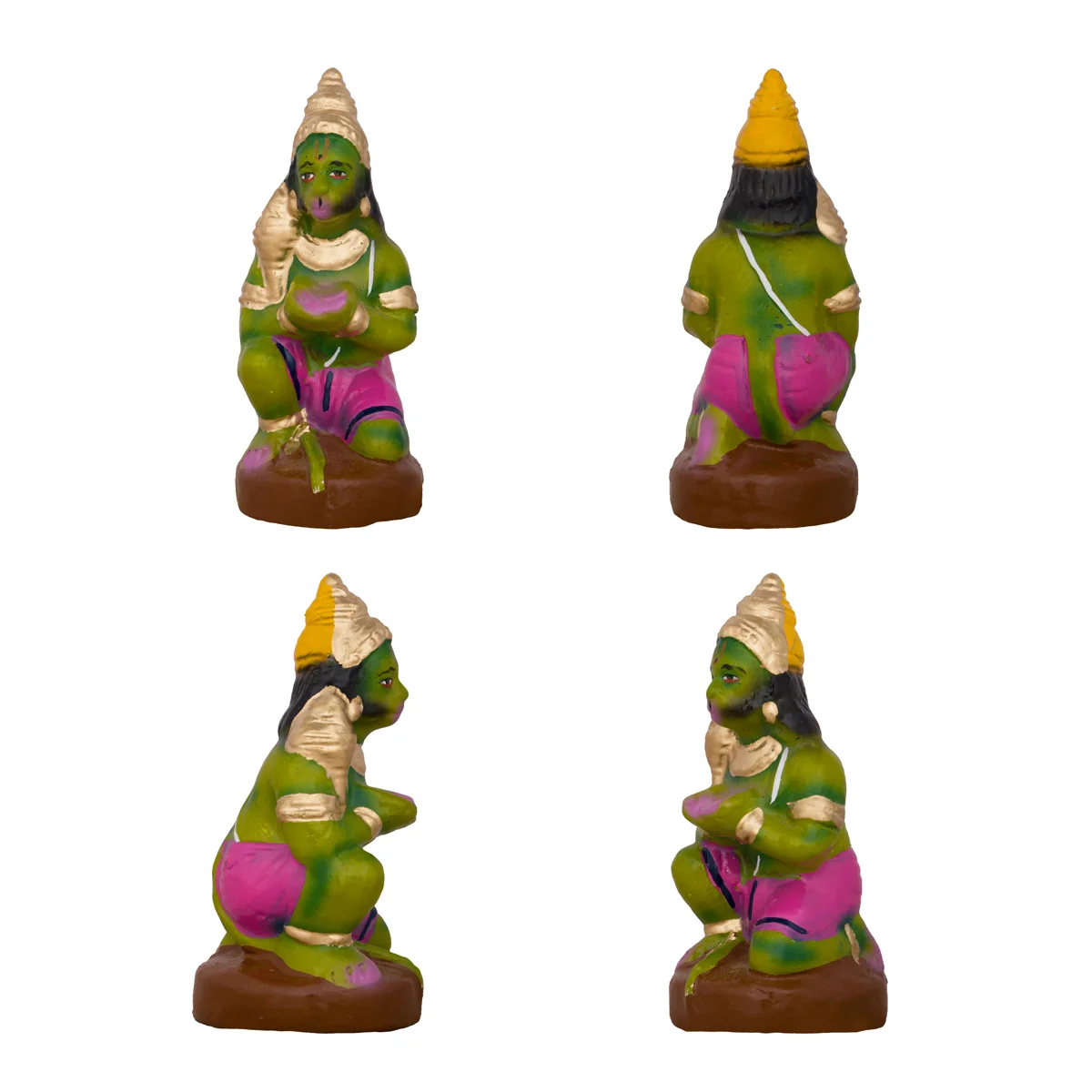 Seethaiyai Kanden Clay Golu Bommai Set - 7 x 4 Inches | Giri Golu Doll/ Navaratri Golu Bomma/Gombe/Bommai - Image 4