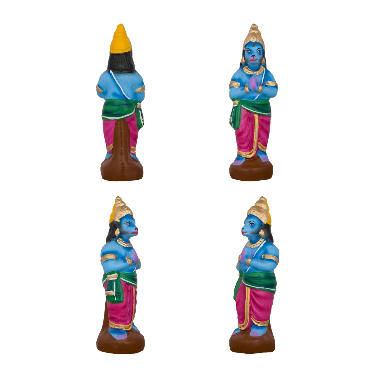 Seethaiyai Kanden Clay Golu Bommai Set - 7 x 4 Inches | Giri Golu Doll/ Navaratri Golu Bomma/Gombe/Bommai - Image 7