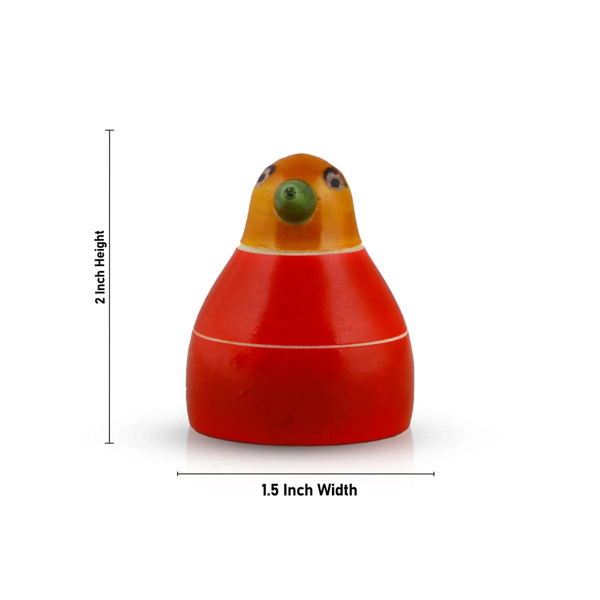 Sharpner - 2 x 1.5 Inches | Wooden Sharpner/ Bird Design Sharpner for Kids - Image 3