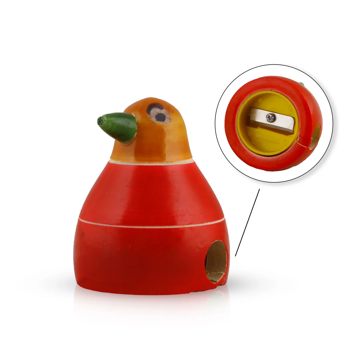 Sharpner - 2 x 1.5 Inches | Wooden Sharpner/ Bird Design Sharpner for Kids - Image 5