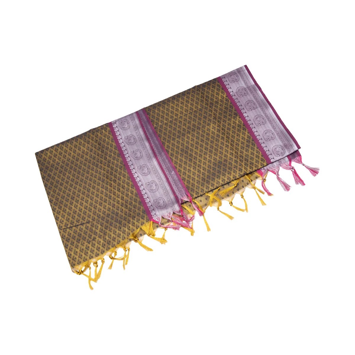 Shawl - 2.25 Mtrs | Kalpana Ponnadai Shawl/ Angavastra for Men - Image 4