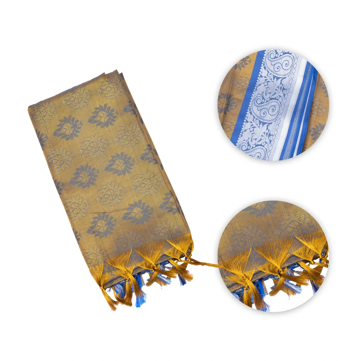 Shawl - 2.25 Mtrs | Kalpana Ponnadai Shawl/ Angavastra for Men - Image 8