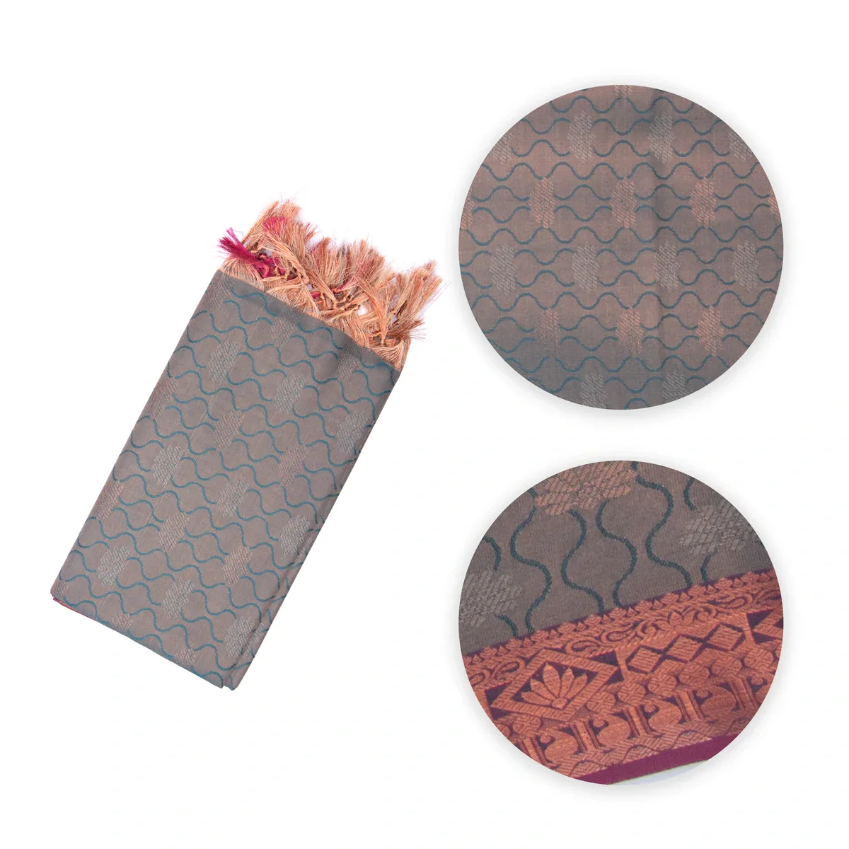 Shawls - 2.25 Mtrs | Prince Shawl/ Ponnadai Shawl for Men & Women - Image 4