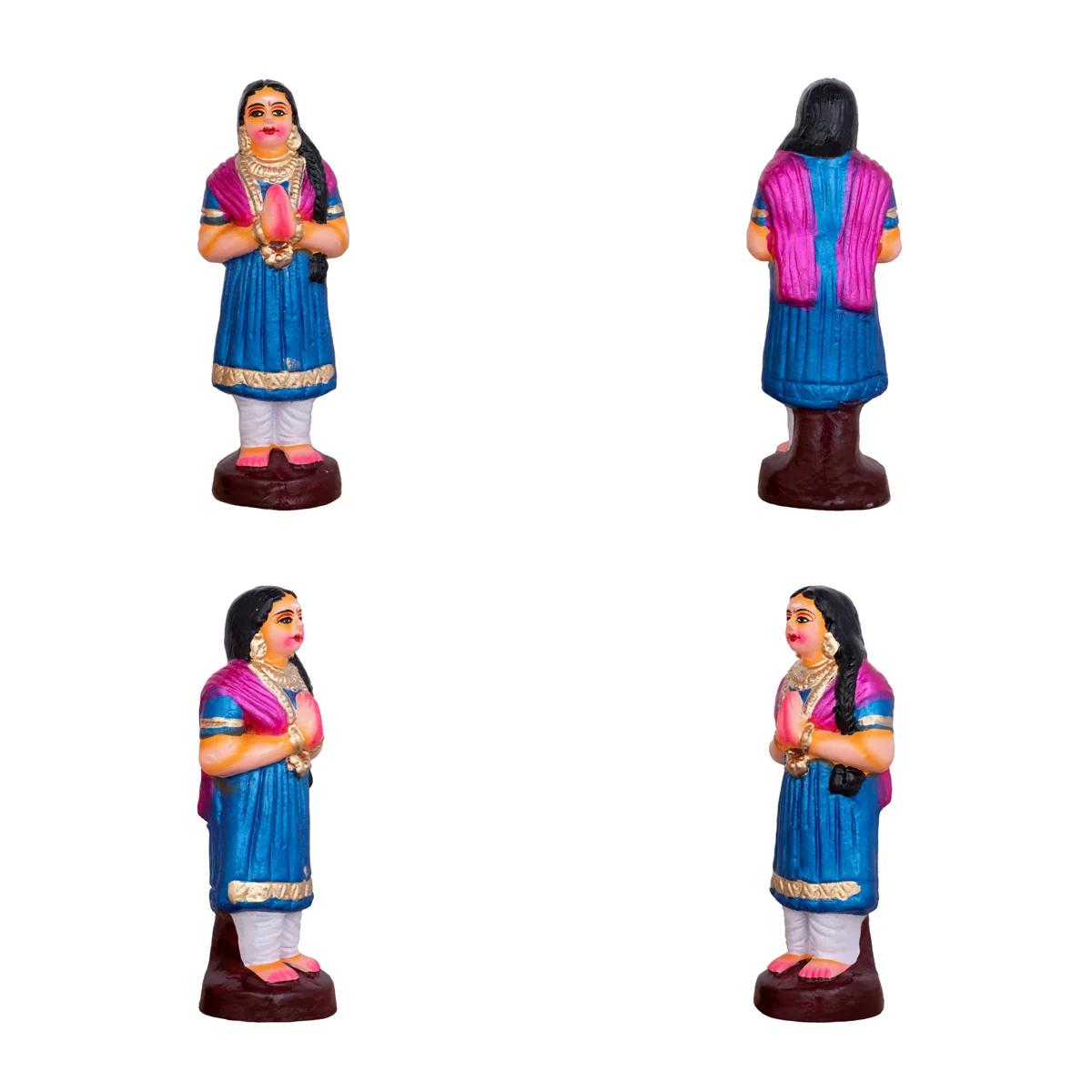 Shiv Ling Murti Annabhishekam Clay Golu Bommai Set - 8 X 3 Inches | Navaratri Golu Gombe/ Giri Golu Doll - Image 5
