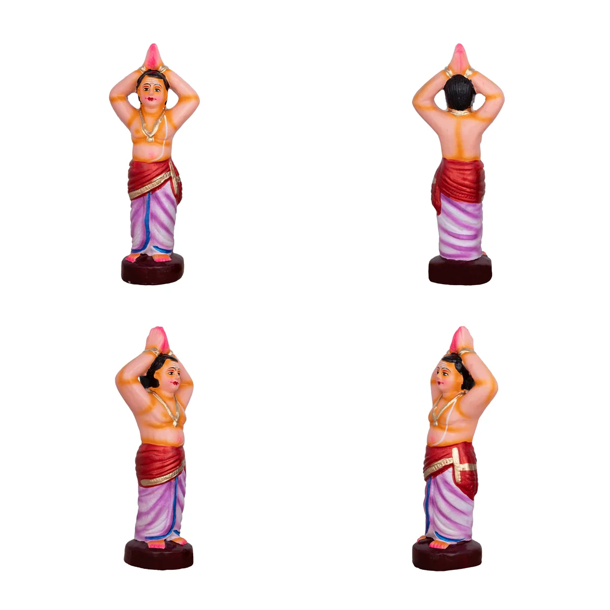 Shiv Ling Murti Annabhishekam Clay Golu Bommai Set - 8 X 3 Inches | Navaratri Golu Gombe/ Giri Golu Doll - Image 9
