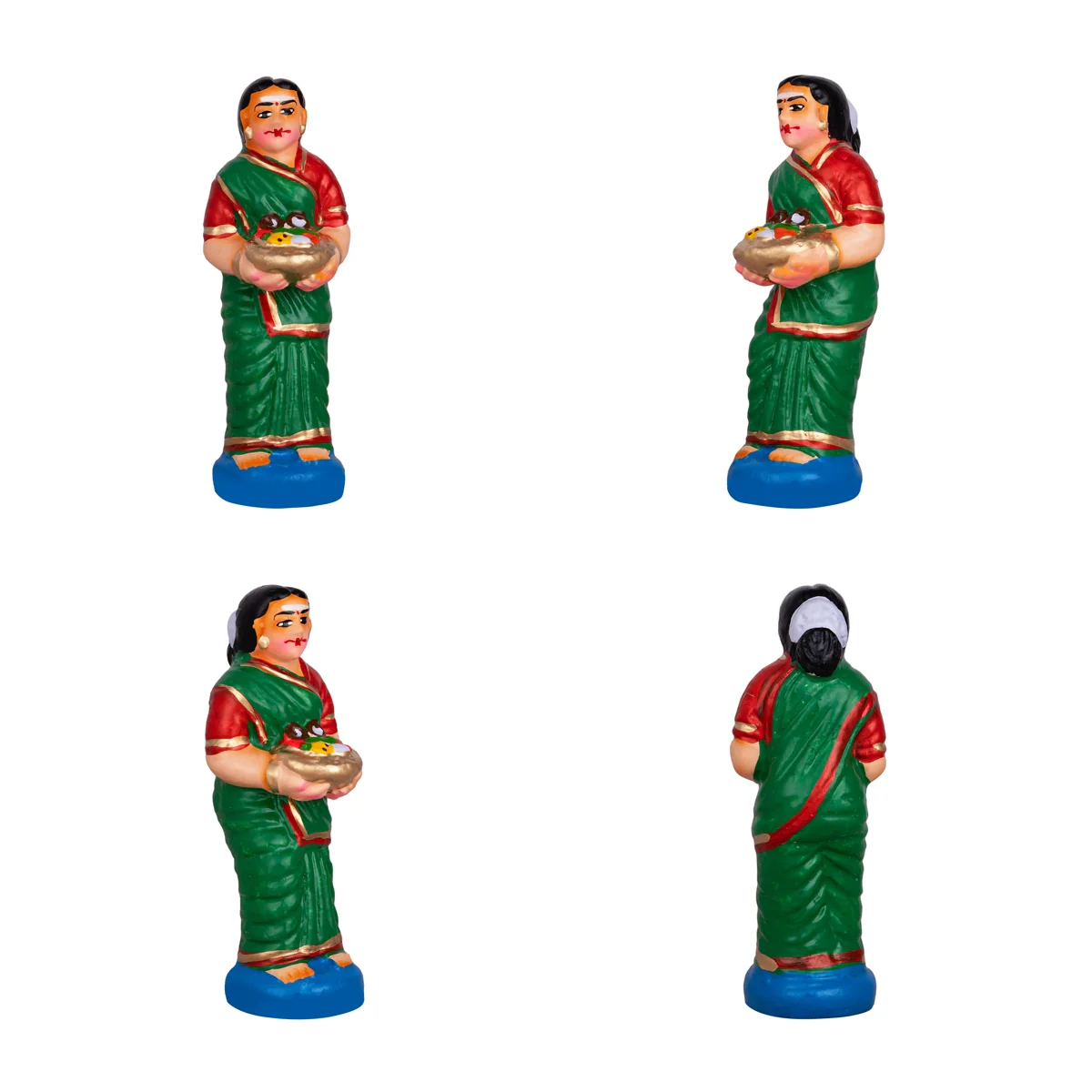 Shiv Ling Murti Pradosham Clay Golu Bommai Set - 11 X 7 Inches | Navaratri Golu Gombe/ Giri Golu Doll - Image 11