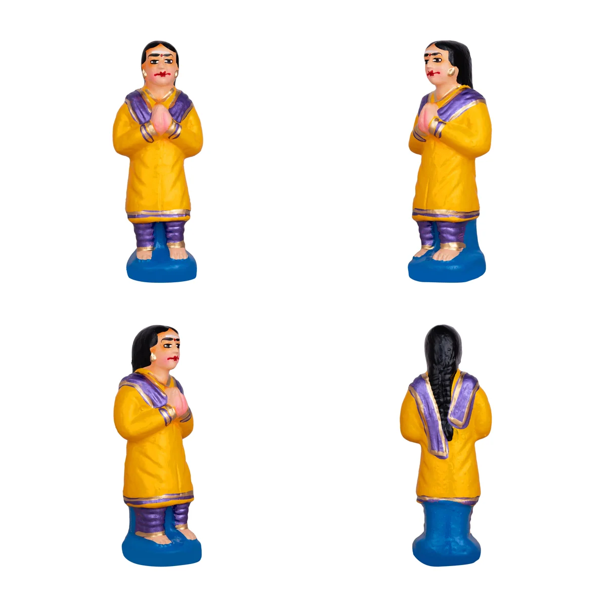 Shiv Ling Murti Pradosham Clay Golu Bommai Set - 11 X 7 Inches | Navaratri Golu Gombe/ Giri Golu Doll - Image 12