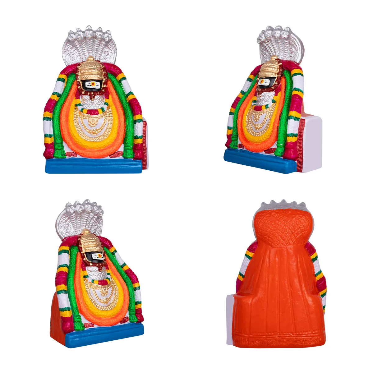 Shiv Ling Murti Pradosham Clay Golu Bommai Set - 11 X 7 Inches | Navaratri Golu Gombe/ Giri Golu Doll - Image 2