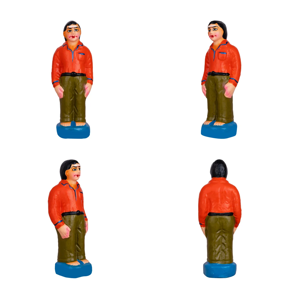 Shiv Ling Murti Pradosham Clay Golu Bommai Set - 11 X 7 Inches | Navaratri Golu Gombe/ Giri Golu Doll - Image 9