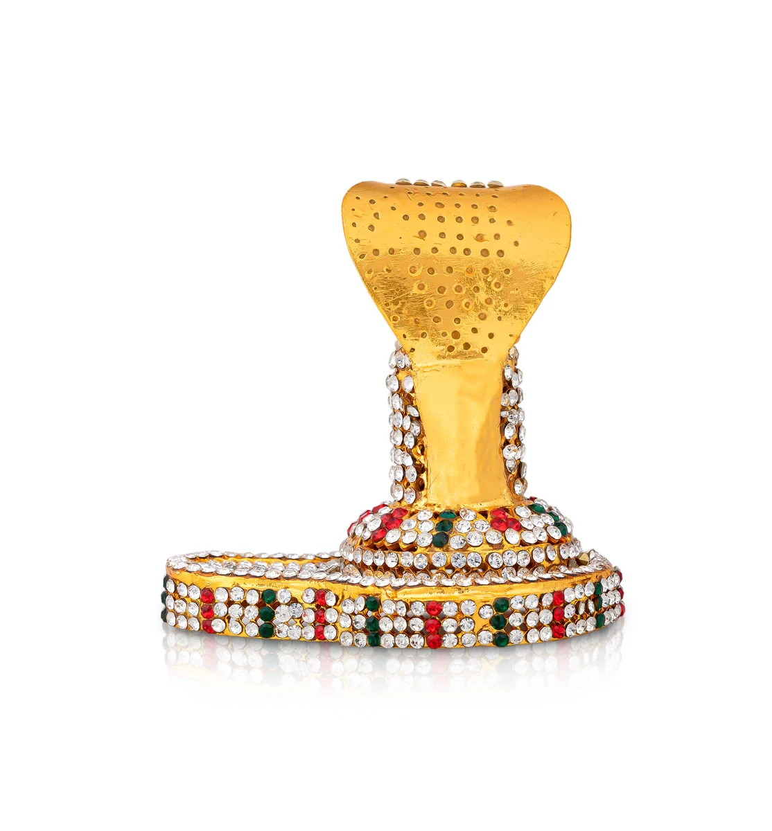 Shiv Ling Murti With Nagam- 3.5 x 3 Inches | Multicolour Stone Shiva Lingam Statue/ Shiv Ling Idol For Pooja - Image 5