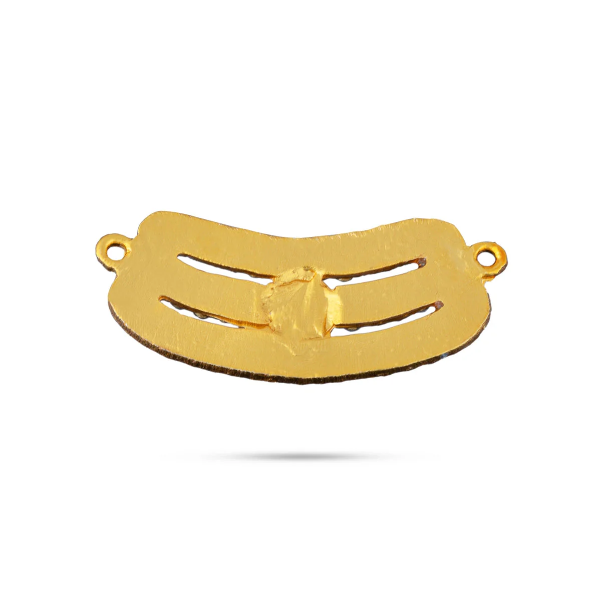 Shivan Vibuthi Pattai - 0.75 x 2 Inches | Vibhuti Pattai/ Stone Tripundra Tilak for Deity Decor - Image 2