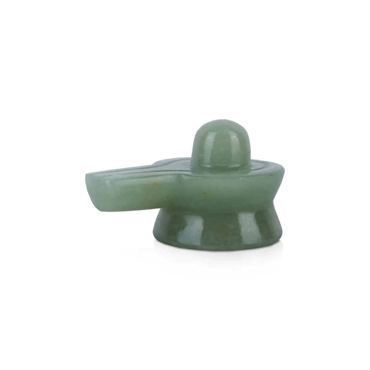 Jade Shiv Ling Murti - 2 x 2.25 Inches | Shiva Lingam Statue/ Shiv Ling Statue for Home Pooja - Image 3