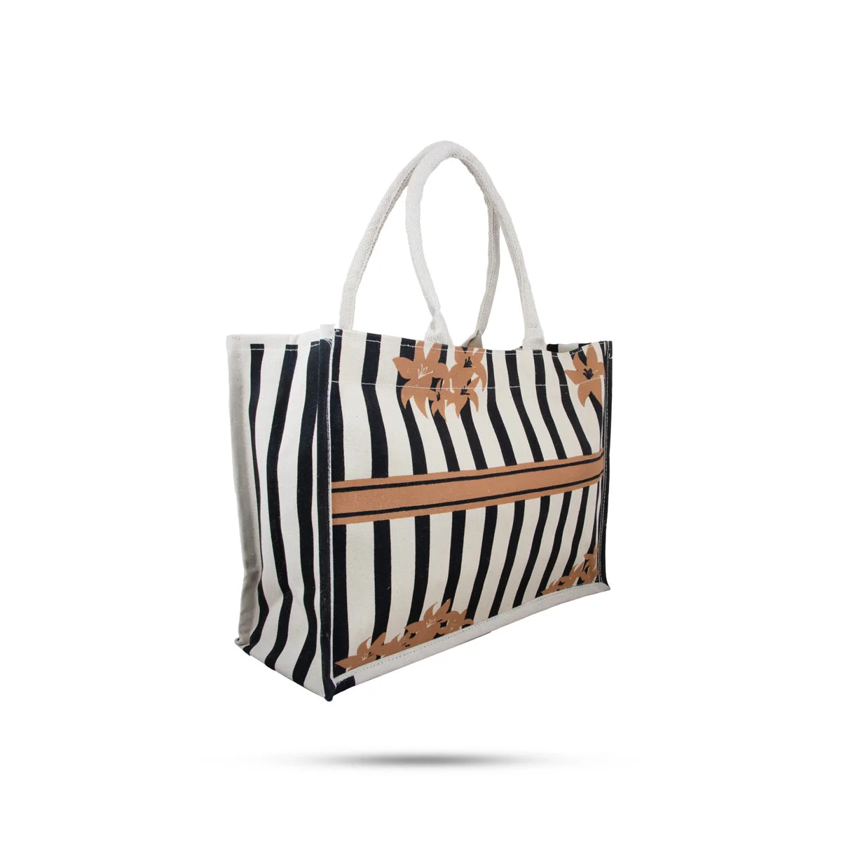 Shopping Bag - 12 x 16.5 Inches | Handbag/ Canvas Bag/ Tote Bag for Women/ Assorted Design & Colour - Image 2