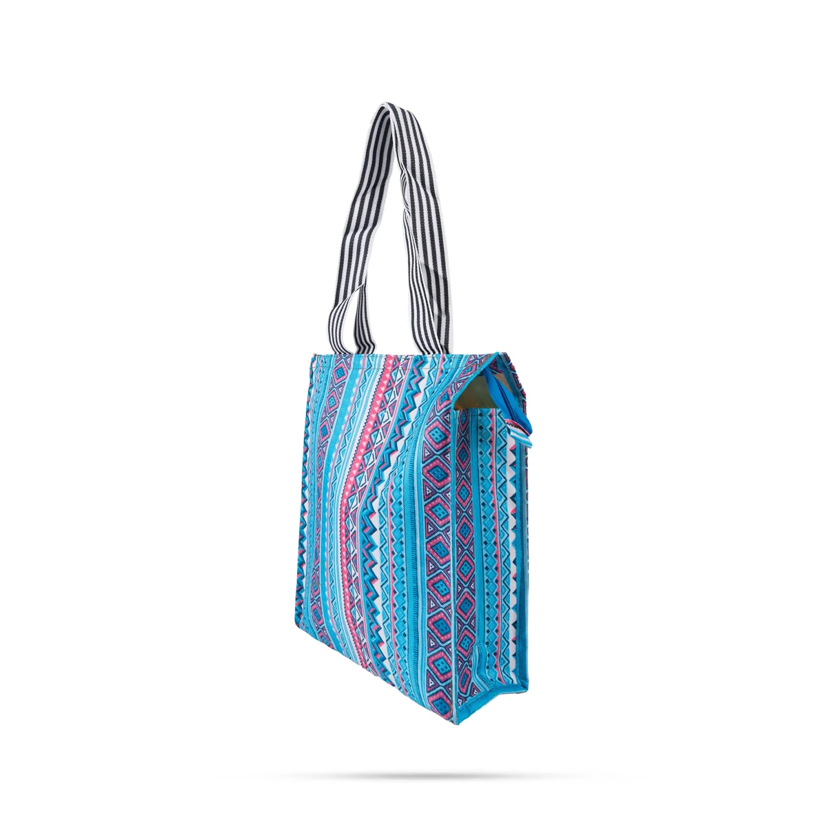Shopping Bag With Zip - 11 X 10 X 3.5 Inches | Hand Bag/ Gift Bag For Daily Shopping And Return Gifts - Image 13