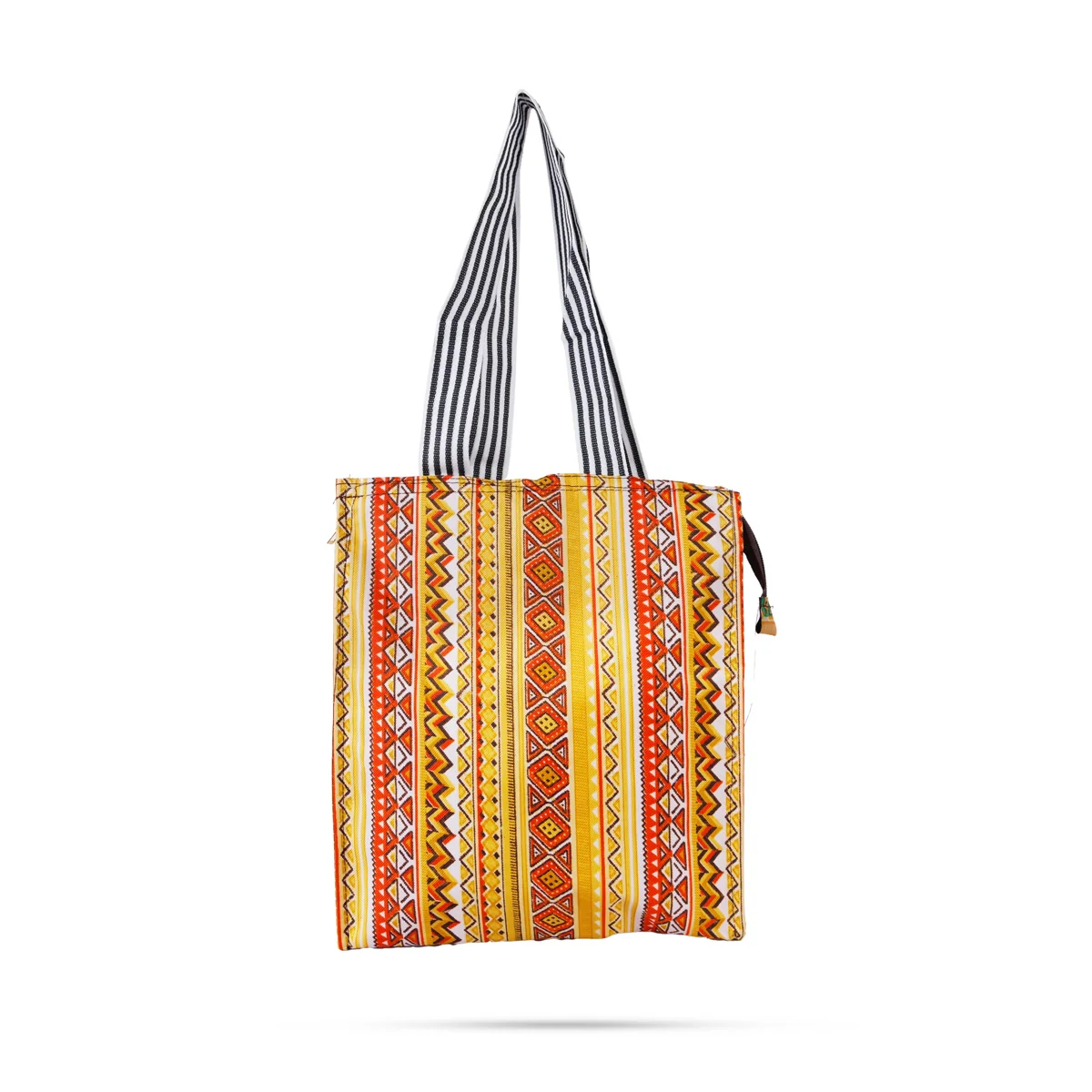Shopping Bag With Zip - 11 X 10 X 3.5 Inches | Hand Bag/ Gift Bag For Daily Shopping And Return Gifts - Image 3