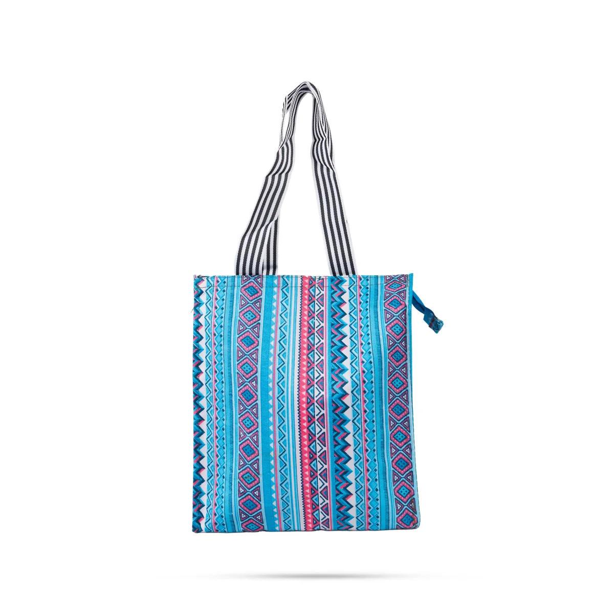 Shopping Bag With Zip - 11 X 10 X 3.5 Inches | Hand Bag/ Gift Bag For Daily Shopping And Return Gifts - Image 6