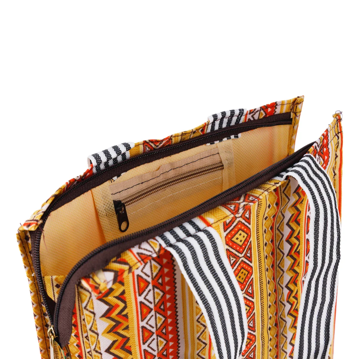 Shopping Bag With Zip - 11 X 10 X 3.5 Inches | Hand Bag/ Gift Bag For Daily Shopping And Return Gifts - Image 9