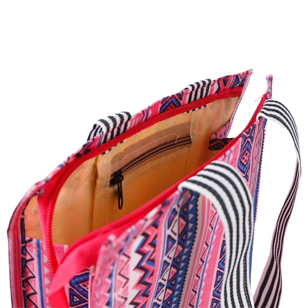 Shopping Bag With Zip - 13 X 13 Inches | Hand Bag With Handle/ Gift Bag For Gifting And Daily Use - Image 4