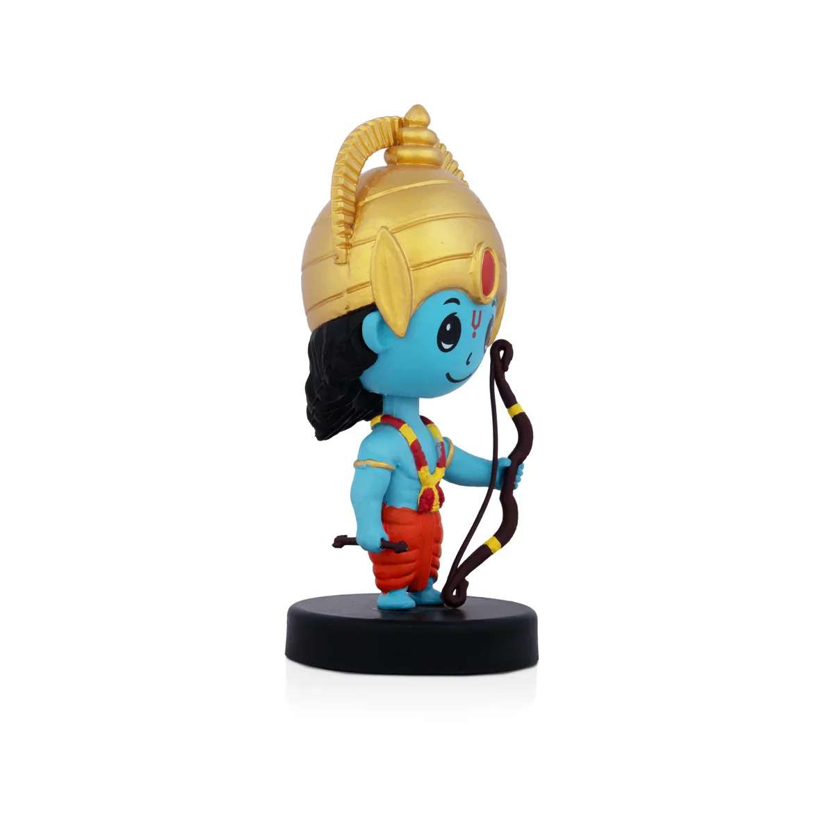 Shree Ram Bobblehead Idol - 5 x 2.5 Inches | Bobblehead Ram Statue for Car Dashboard Decor - Image 3