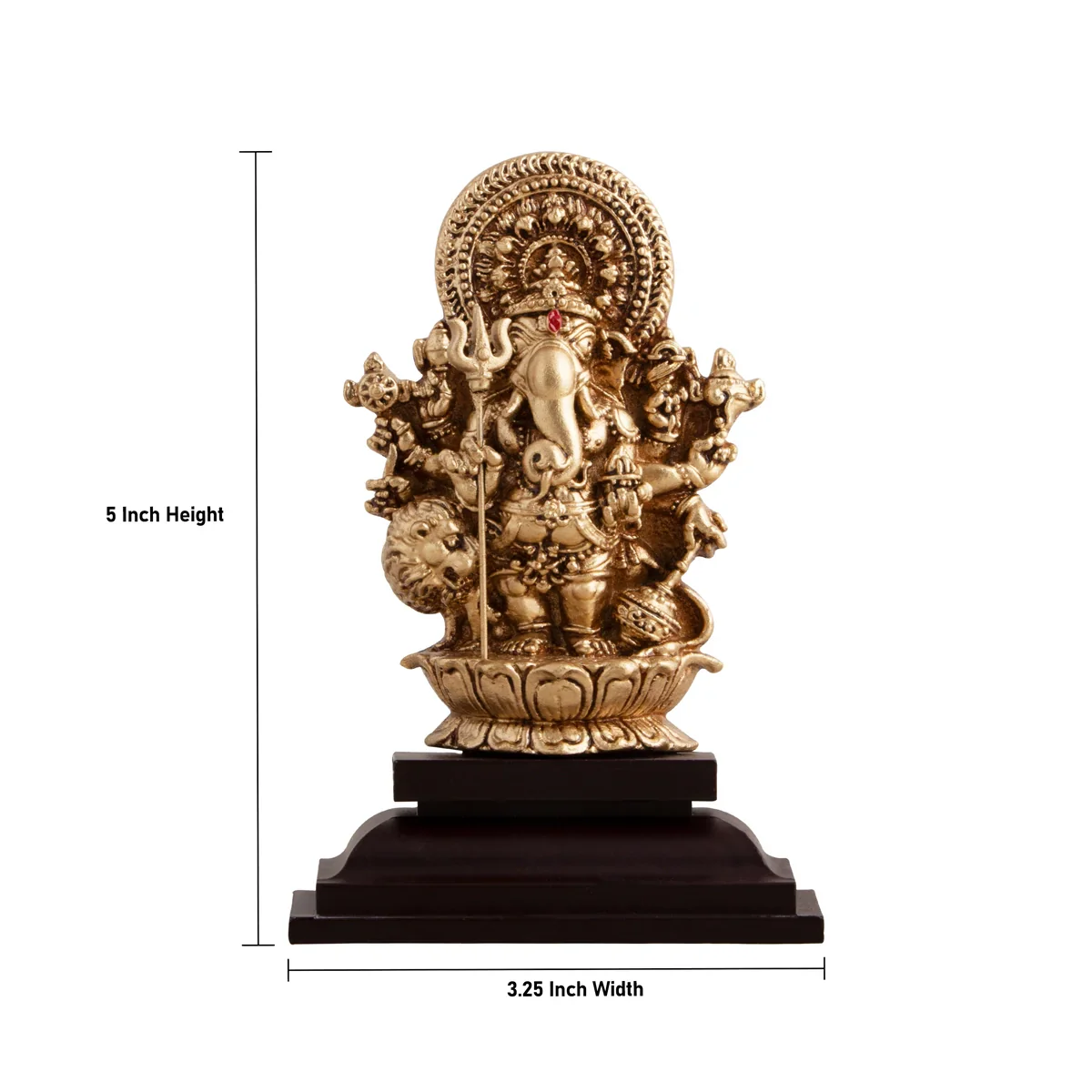 Shubha Drishti Ganapathi - 5 x 3.25 Inches | Shubh Drishti Ganapathy Idol for Home - Image 6