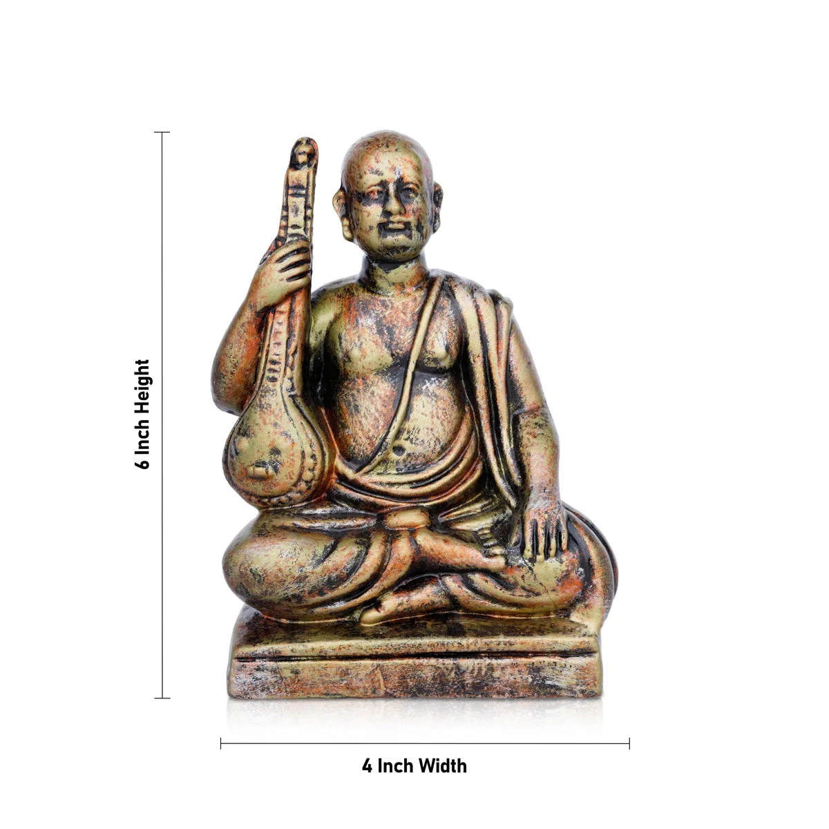 Shyama Sastri Clay Golu Bommai - 6 Inches | Giri Golu Doll/ Navaratri Golu Bomma/Gombe/Bommai - Image 4