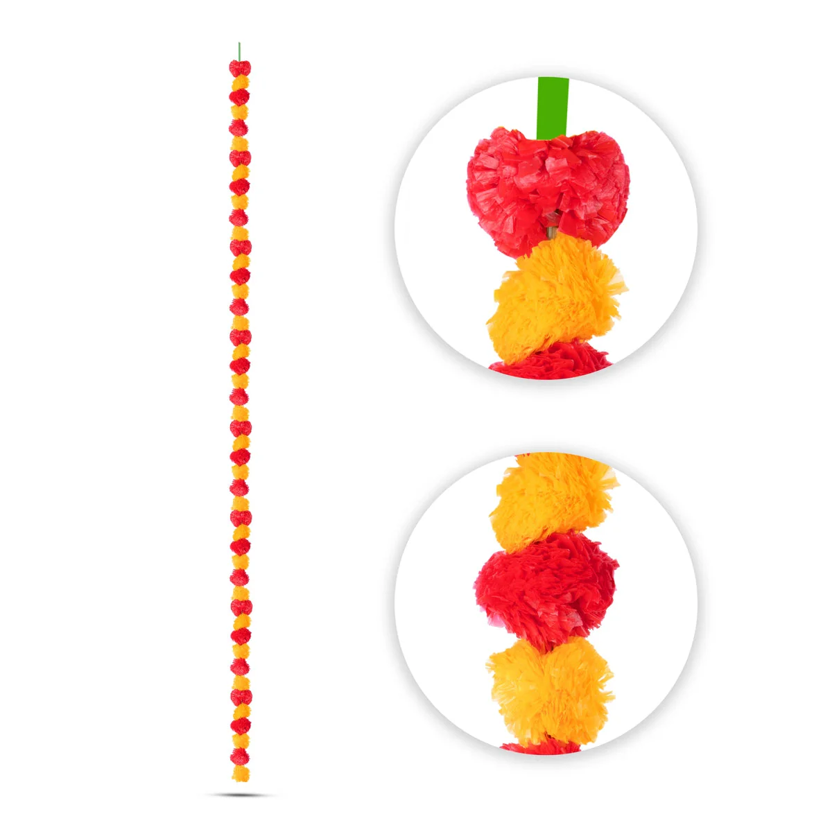 Side Toran Set - 5 Mtrs | 4 Pcs/ Artificial Toran/ Side Thoran for Door Decor - Image 10