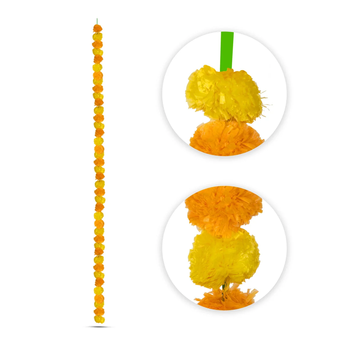 Side Toran Set - 5 Mtrs | 4 Pcs/ Artificial Toran/ Side Thoran for Door Decor - Image 13