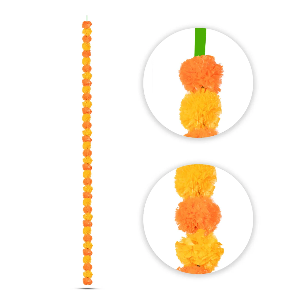 Side Toran Set - 5 Mtrs | 4 Pcs/ Artificial Toran/ Side Thoran for Door Decor - Image 14
